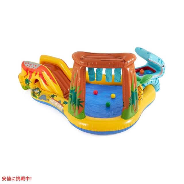 INTEX インテックス 子供用 インフレータブル プール 恐竜プレイ