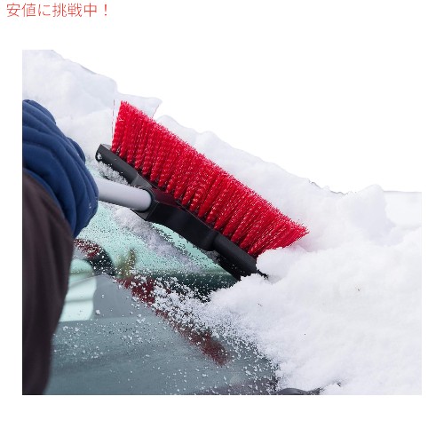 スノー ブラシ 伸縮式 雪ほうき Telescoping Snow Broom アイススクレーパー付き 除雪 車 掃除 511-E Mallory_1