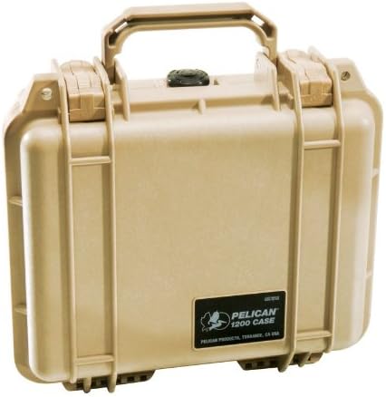 ペリカン 1200 フォーム付きケース [デザートタン] Pelican 1200 Case