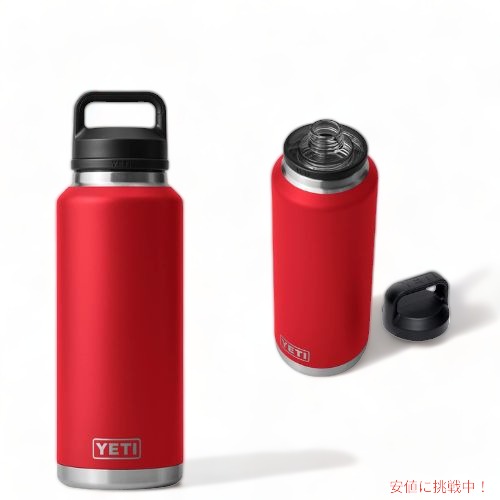 ＜限定カラー＞YETI Rambler 46 oz Bottle With Chug Cap Rescue Red / イエティ ランブラー 46oz ボトル チャグキャップ付き