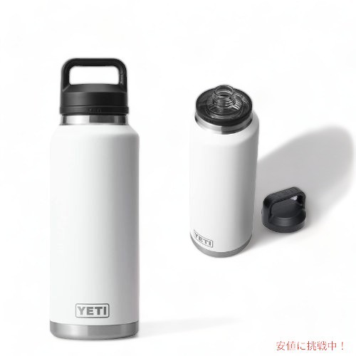 YETI Rambler 46oz Bottle With Chug Cap White / イエティ ランブラー