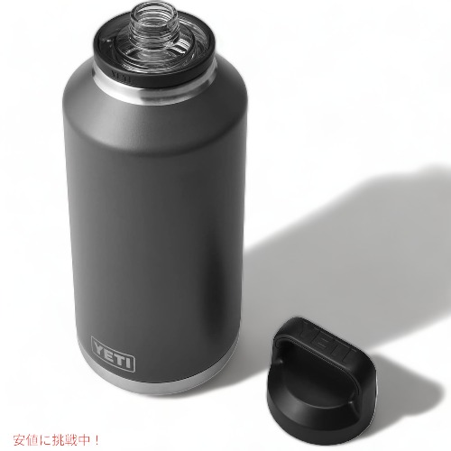YETI Rambler 64 oz Bottle With Chug Cap Charcoal / イエティ ランブラー 64oz ボトル チャグキャップ付き 1.9リットル_1