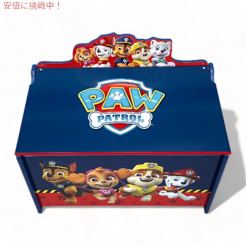 Delta Children デルタチルドレン パウ パトロール キッズ 収納 おもちゃ箱 お片づけ TB87207PW PAW Patrol Deluxe Toy Box_1