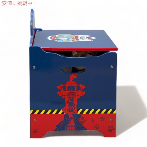Delta Children デルタチルドレン パウ パトロール キッズ 収納 おもちゃ箱 お片づけ TB87207PW PAW Patrol Deluxe Toy Box_2