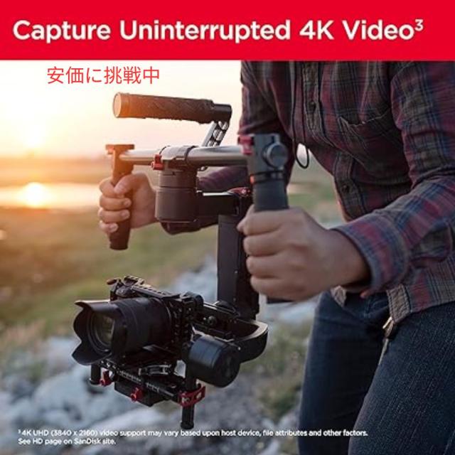 SanDisk サンディスク 512GB Extreme SDXC UHS-I メモリーカード C10, U3, V30, 4K UHD対応 SDXC Memory Card_3