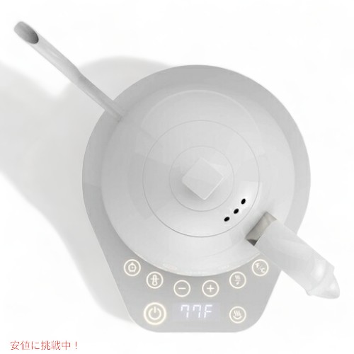 ブリューイスタ アーティサン グースネック電気ケトル 1.0L オールホワイト Brewista Electric neck Kettle All White