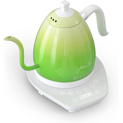 ブリューイスタ アーティサン グースネック電気ケトル 1.0L キャンディグリーン Brewista Electric neck Kettle Candy Green
