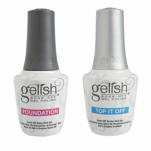 ハーモニージェリッシュ　トップ＆ベースコートセット　Harmony Gelish Top & Foundation set 各15ml