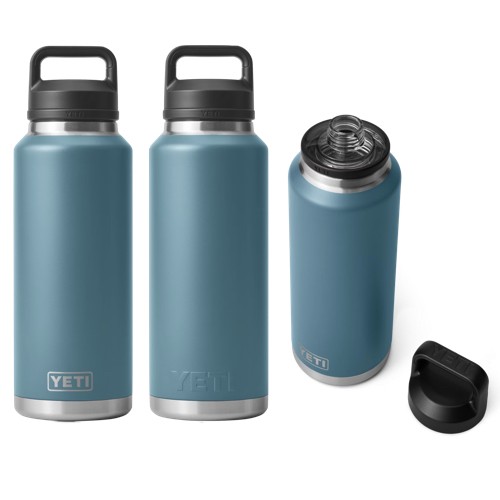 YETI Rambler Bottle - 46 oz. - Chug Cap - Nordic Blue