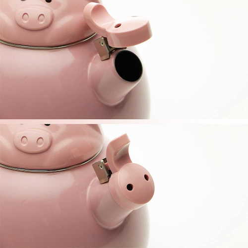 豚のやかん Supreme Housewares 可愛い豚のケトル やかん ピンクのブタ