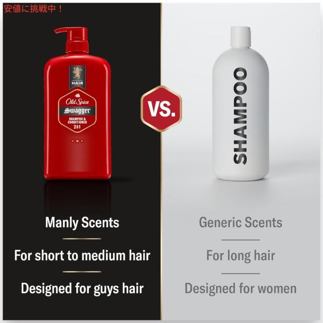 Old Spice オールドスパイス Swagger 2-in-1 シャンプー