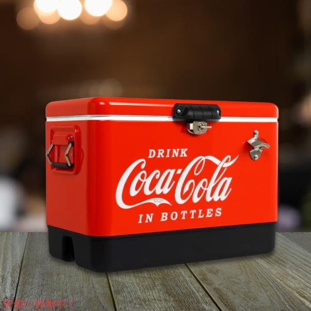 コカコーラ アイスチェスト クーラーボックス 51L (54クオート) 85缶