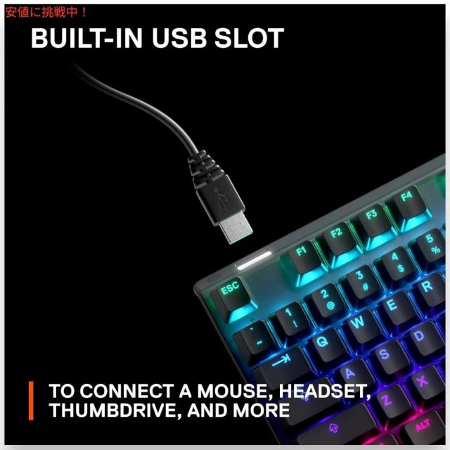 SteelSeries Apex Pro メカニカルスイッチ ゲーミングキーボード OLED