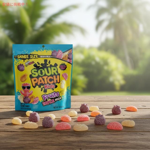6個セット】サワーパッチキッズ フルーツトロピカルミックス味 ソフト
