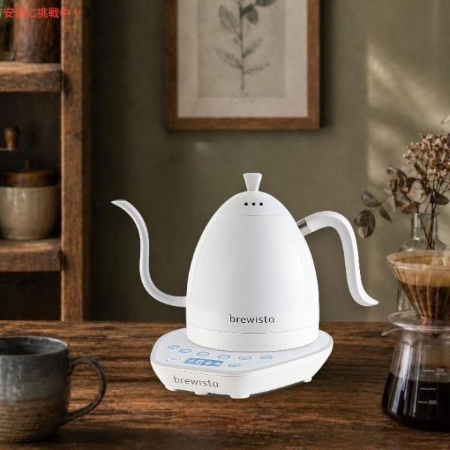 生活家電 brewista 電気ケトル ホワイト 温度調整機能付き