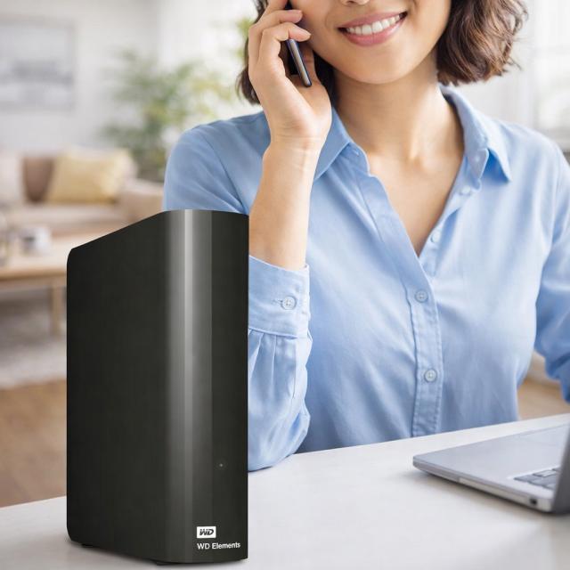 Western Digital 20TB Elements デスクトップ 外付けハードドライブ 大容量 プラグアンドプレイ USB 3.0 ストレージ ポータブル Desktop External Hard Drive_1