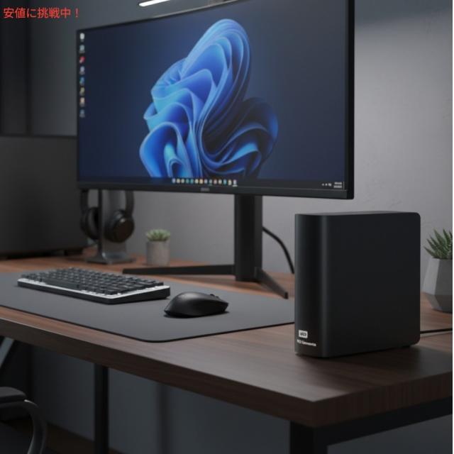 Western Digital 20TB Elements デスクトップ 外付けハードドライブ 大容量 プラグアンドプレイ USB 3.0 ストレージ ポータブル Desktop External Hard Drive_2