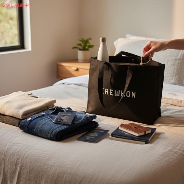 Erewhon エレウォン トラベルバッグ ブラック コットンキャンバス