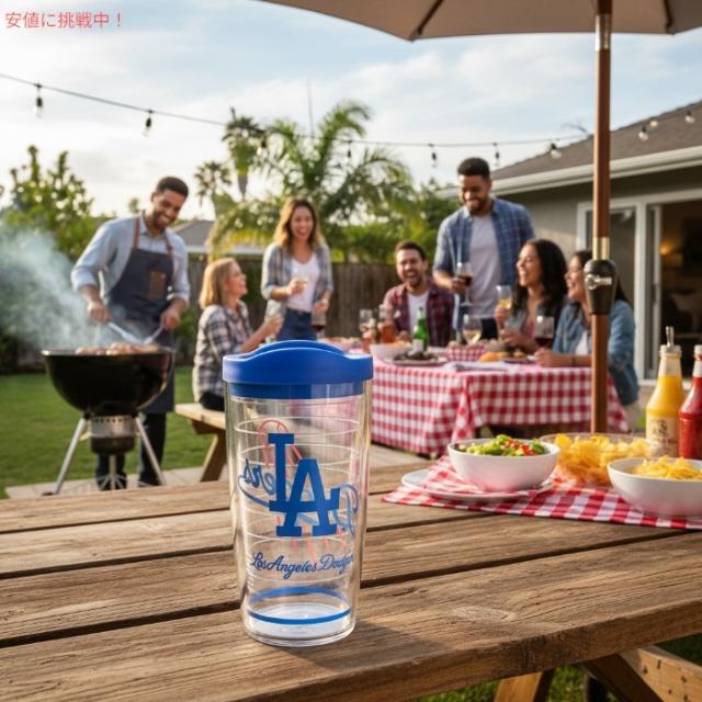 MLB ロサンゼルス・ドジャース タンブラー 16oz（約473ml） 蓋付き 二
