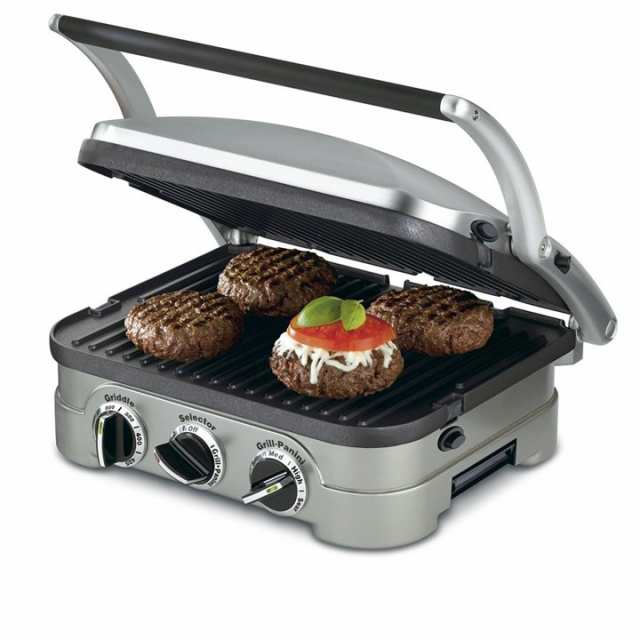 Cuisinart クイジナート マルチグリルプレート ポータブルバーベキュー　グリルパン　GR-4N シルバー品