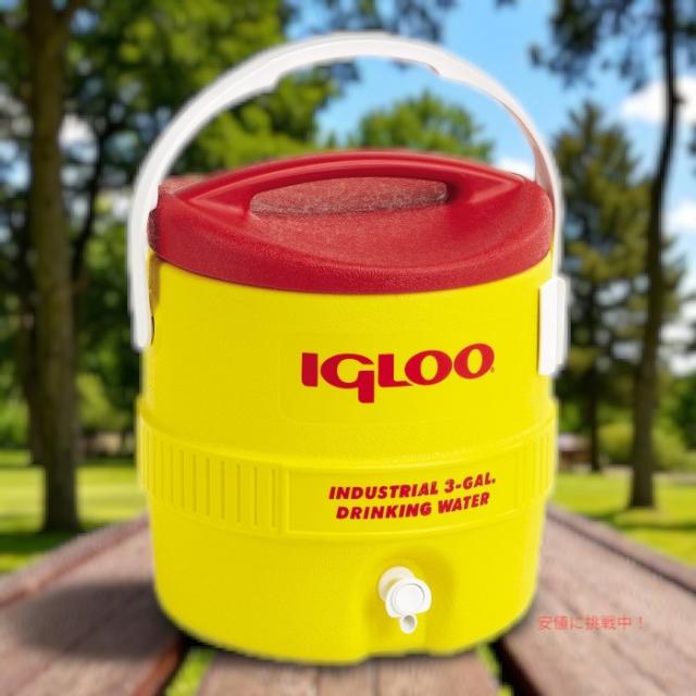 Igloo インダストリアル ウォータークーラー 3ガロン（約11.3L） 保冷ウォータージャグ Igloo Industrial Water Cooler 3 gallons Red/Yellow_3