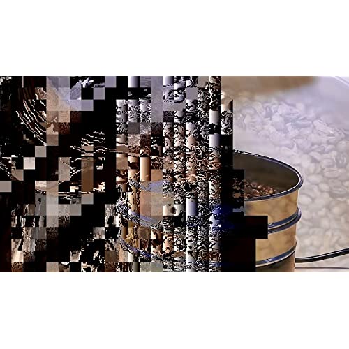 JIAWANSHUN 1.1lb コーヒー豆クーラー  チャフなし 家庭用コーヒー用 (110V, ブラック)