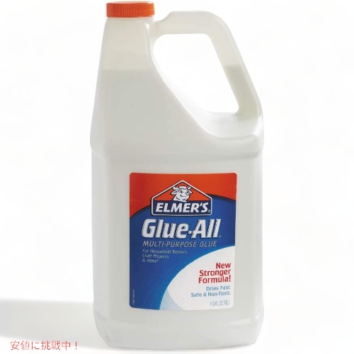 Elmer’s エルマーズ Glue-All ホワイトグルー 貼り直し可能 3.78リットル / 1ガロン