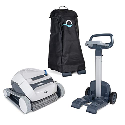 Dolphin  ドルフィン E10 ロボットプール掃除機 ユニバーサルキャディとクラシックキャディカバー付き