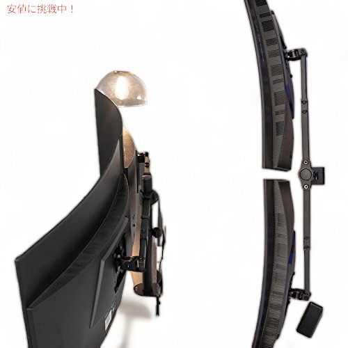 VIVO プレミアム デュアル ウルトラ ワイド 27 〜 38 インチ モニター デスク マウント2 画面に対応、ブラック、STAND-TS38C_4