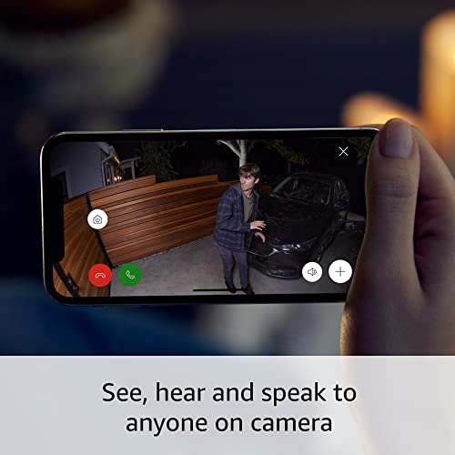 Ring Spotlight Cam Plus、双方向通話、カラー ナイト ビジョン、セキュリティ サイレン (2022 年リリース) - ホワイト_2
