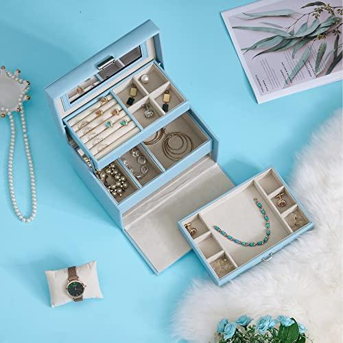 BEWISHOME ジュエリーボックス オーガナイザー ジュエリーボックス