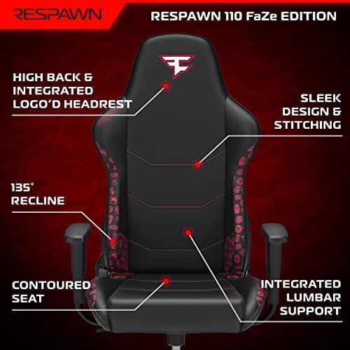 RESPAWN 110 人間工学に基づいたゲーミングチェア 2023 FaZe