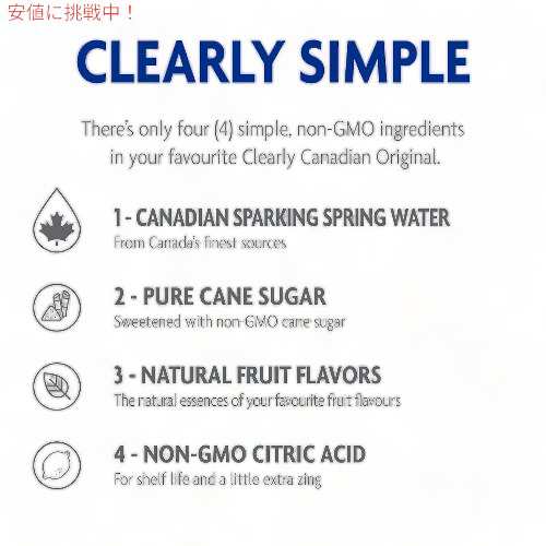 Clearly Canadian クリアリーカナディアン Wild Cherry ワイルドチェリー Sparkling Spring Water スパークリングウォーター 1ケース (32