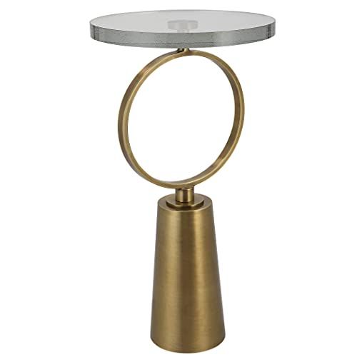 Uttermost リングレット鋼とガラスのアクセント表25178_2
