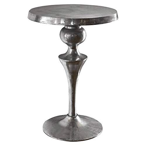 Uttermost21　ワイドノーランドラウンドアルミアクセントテーブルの通販は 106,816円