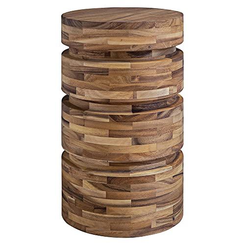 Uttermost Boone12　ワイドナチュラルアカシアウッドドリンクテーブル