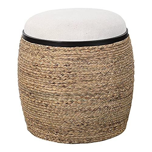 Uttermost島ライトベージュラウンドアクセントスツールの通販は 124,368円