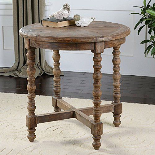 Uttermost チャビチョコレートとミルキーホワイトのベルベットベンチ_1
