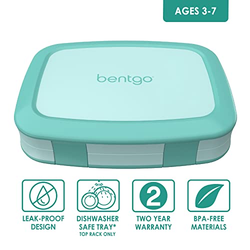 Bentgo ベントゴー キッズ 漏れ防止 5コンパートメント (シーフォーム)_2
