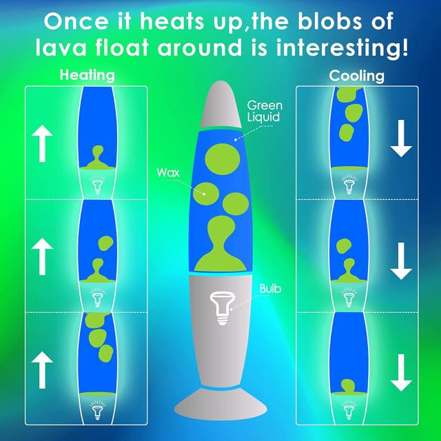 Lazzgan ラッズガン Lava Lamp ラヴァランプ 青x緑の通販はau PAY