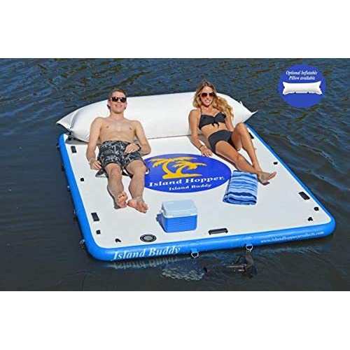 Island Hopper Island Buddy 8 フィート インフレータブル スイミング ウォーター プラットフォームの通販は