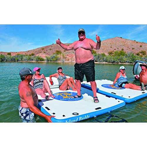 Island Hopper Island Buddy 8 フィート インフレータブル スイミング ウォーター プラットフォームの通販は