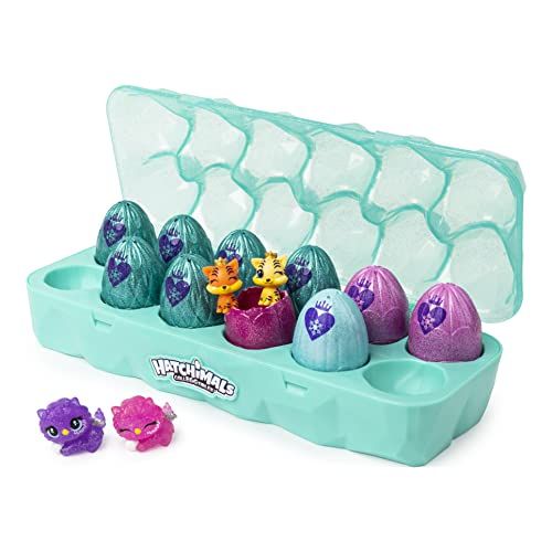 Hatchimals CollEGGtibles、ジュエリーボックスRoyal Dozen 12パックエッグカートン、2つの専用Hatchimals