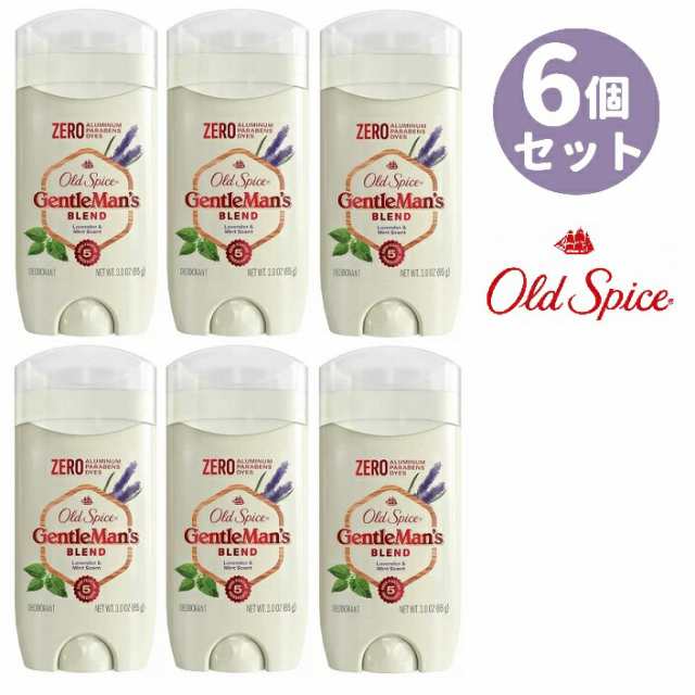 【6本】Old Spice Aluminum Free Deodorant アルミニウムフリー デオドラント Lavender&Mint ラベンダー&ミント 3oz/85g