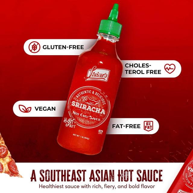 Lieber’s Sriracha Hot Chili Sauce スリラチャホットチリソース 1重量ポンド (454g) [お得な3本仕かける]