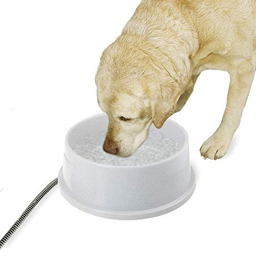 K＆Hペットプロダクトサーマルボウル加熱猫＆犬用ボウル1.5gal。花崗岩25W