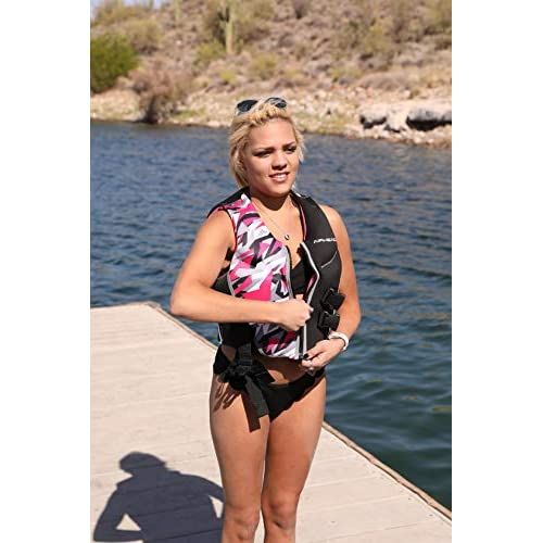 AIRHEAD Women’s CAMOCOOLKwikドライネオライトフレックスライフジャケット　Lサイズ