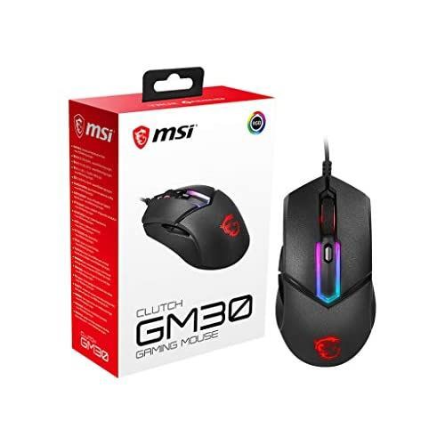 MSIクラッチGM30ゲーミングマウス、6200 DPI、20Mオムロンスイッチ RGBミスティックライト互換、PC / Macの通販は