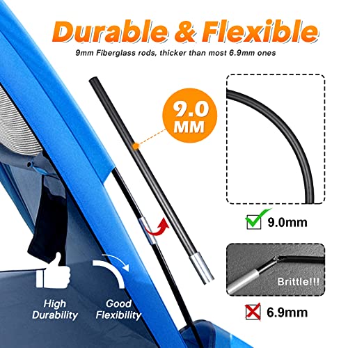 FEFLO ビーチテントサンシェードシェルター：3 - 4人用（ダブルドア