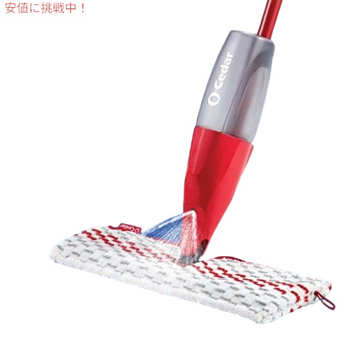 O-Cedar ProMist MAXスプレーモップ、2つの追加リフィル付きPMM、赤_4